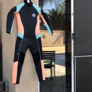 girls rip curl wetsuit
